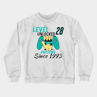 28th birthday Crewneck Sweatshirt